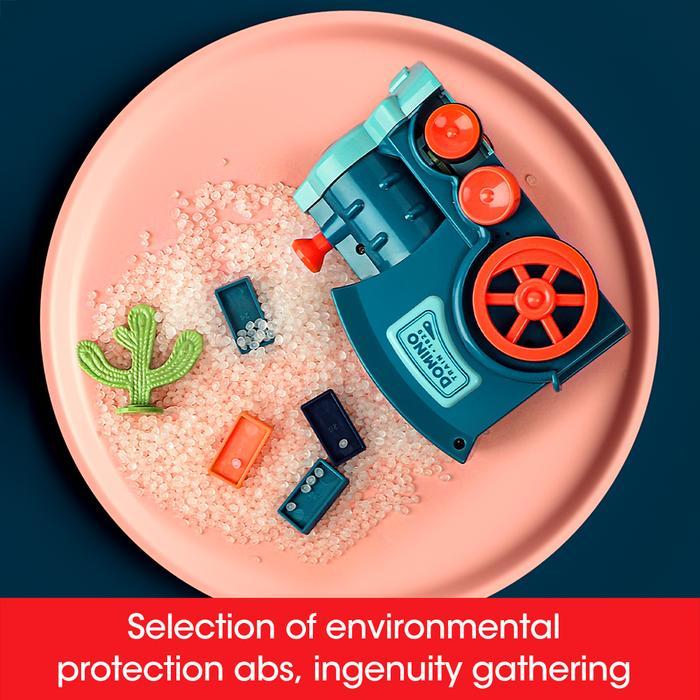 Domino Train Blocks Set Building and Stacking Toy For Kids