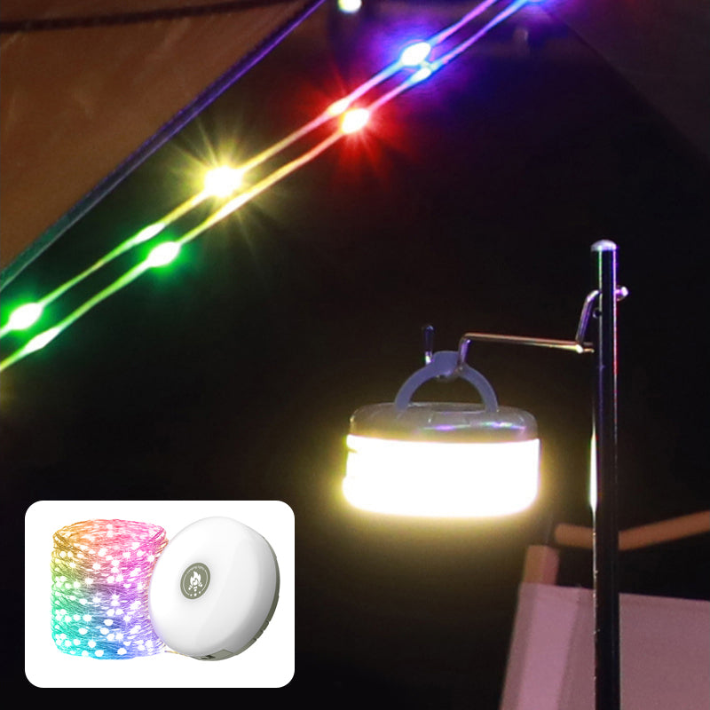 ⛺Camping Choice⛺Outdoor Waterproof Portable Stowable String Light