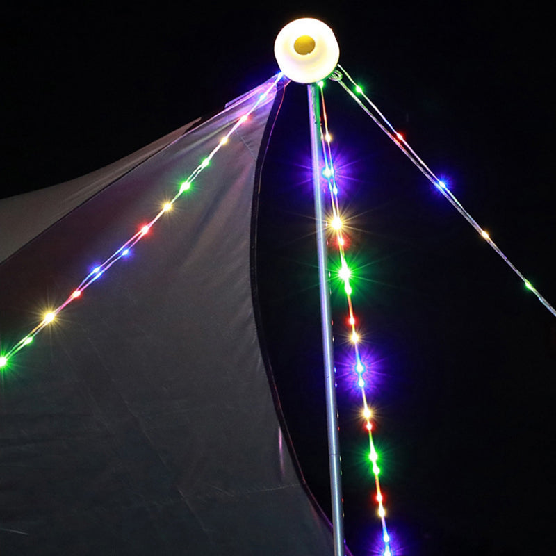 ⛺Camping Choice⛺Outdoor Waterproof Portable Stowable String Light