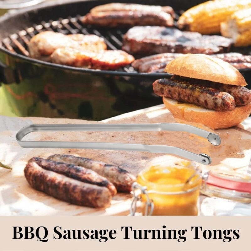 🍖BBQ Sausage Turning Tongs