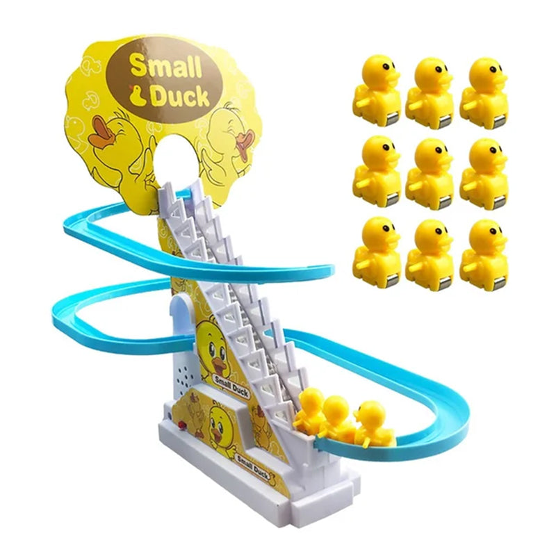 🦆Electric Duck Slide Track With Lights And Music🦆