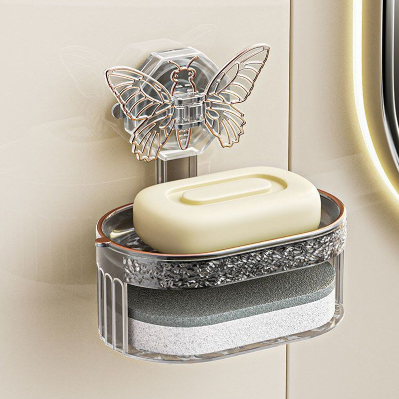 Suction Cup Drainage Soap Holde