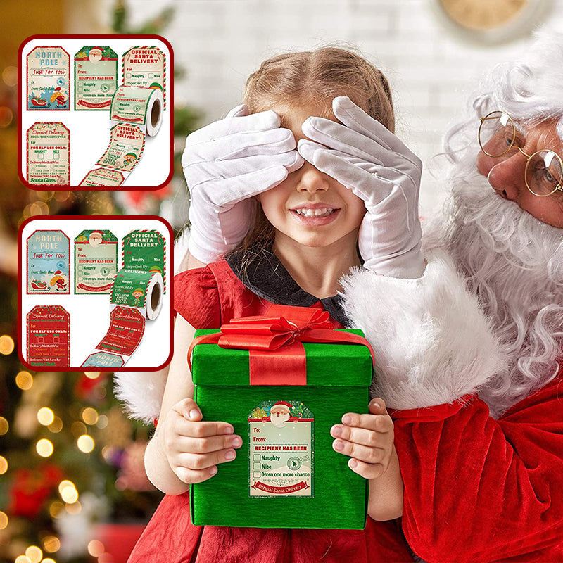 Santa Claus Stickers Roll