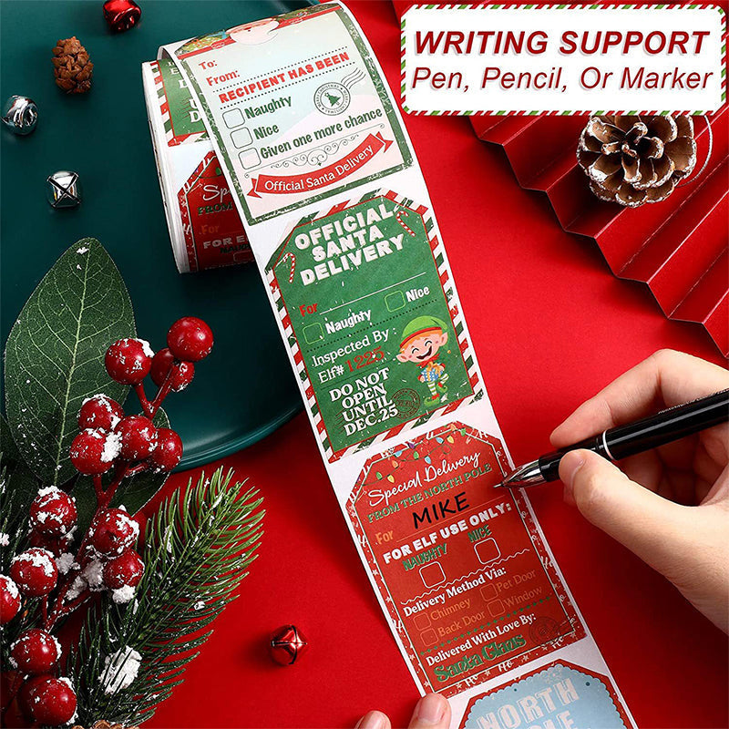 Santa Claus Stickers Roll