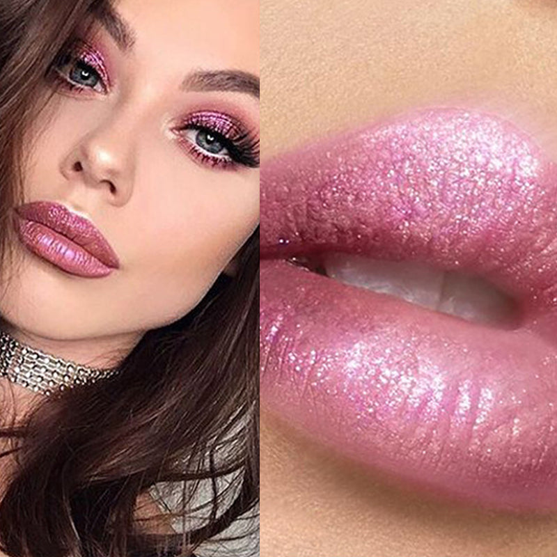 (🎄Christmas sale -50% OFF) Diamond Lip Gloss Matte To Glitter Liquid Lipstick Waterproof
