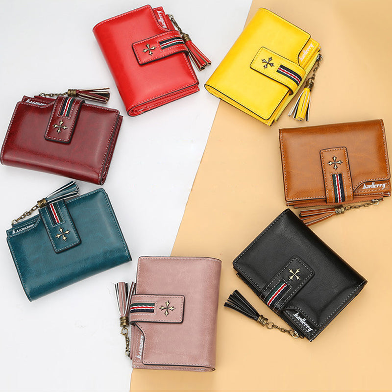 Tassel Zip Women's Crop Wallet