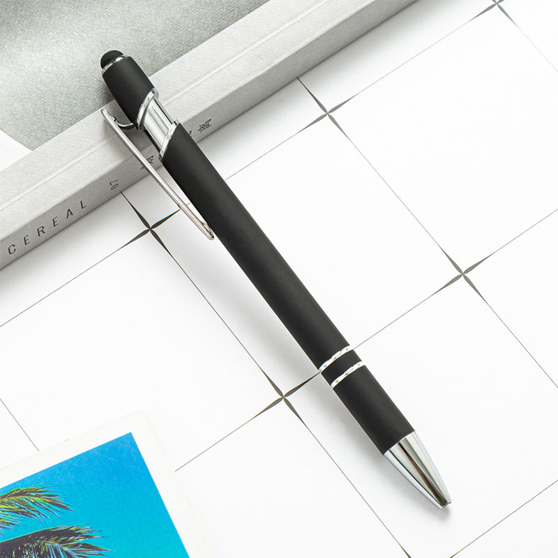 ✏️Metal push aluminum rod ballpoint pen, 8 pcs