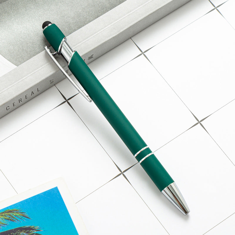 ✏️Metal push aluminum rod ballpoint pen, 8 pcs