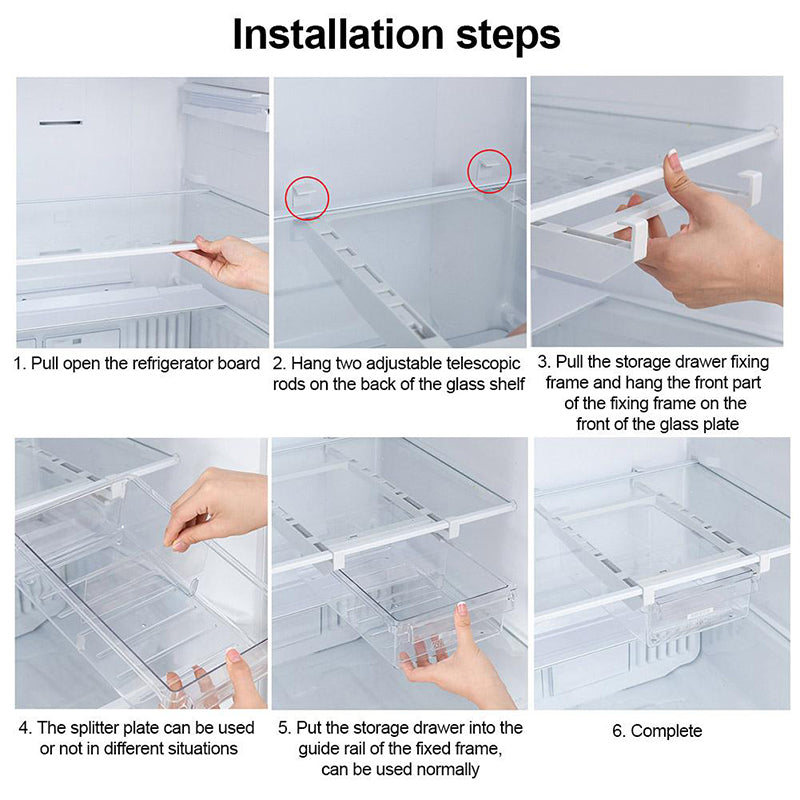 Refrigerator Drawer Storage Box