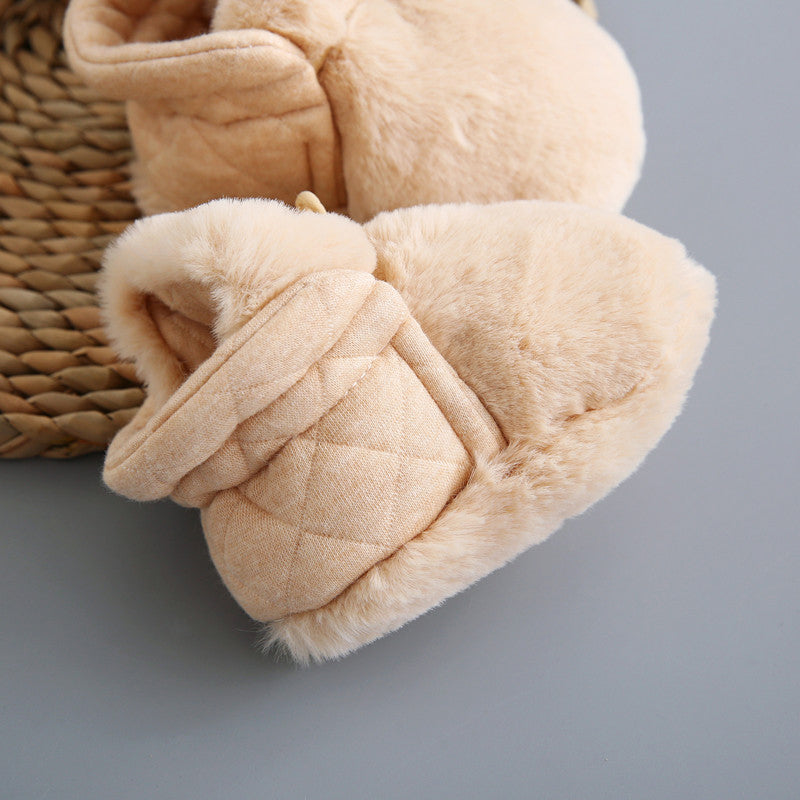👼The best gift for baby🎁Baby Cartoon Plush Cotton Toddler Shoes