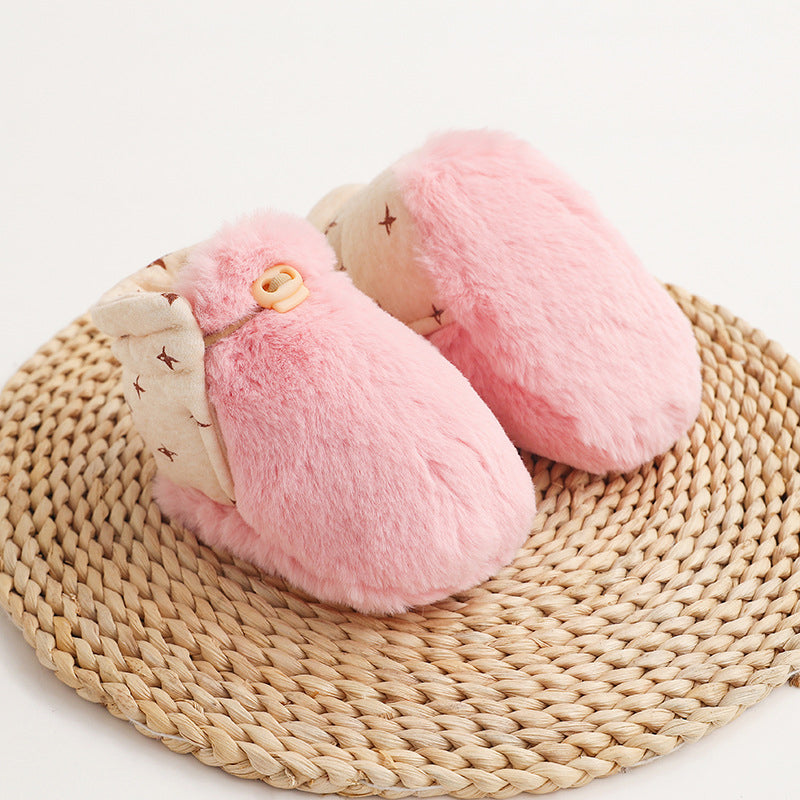 👼The best gift for baby🎁Baby Cartoon Plush Cotton Toddler Shoes