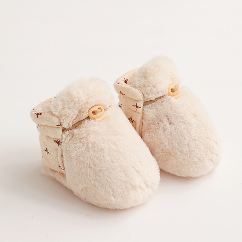 👼The best gift for baby🎁Baby Cartoon Plush Cotton Toddler Shoes