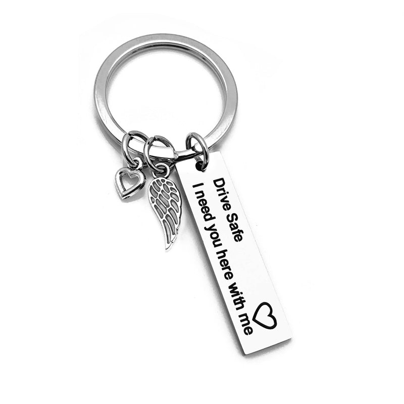 Angel Wings Key Tag