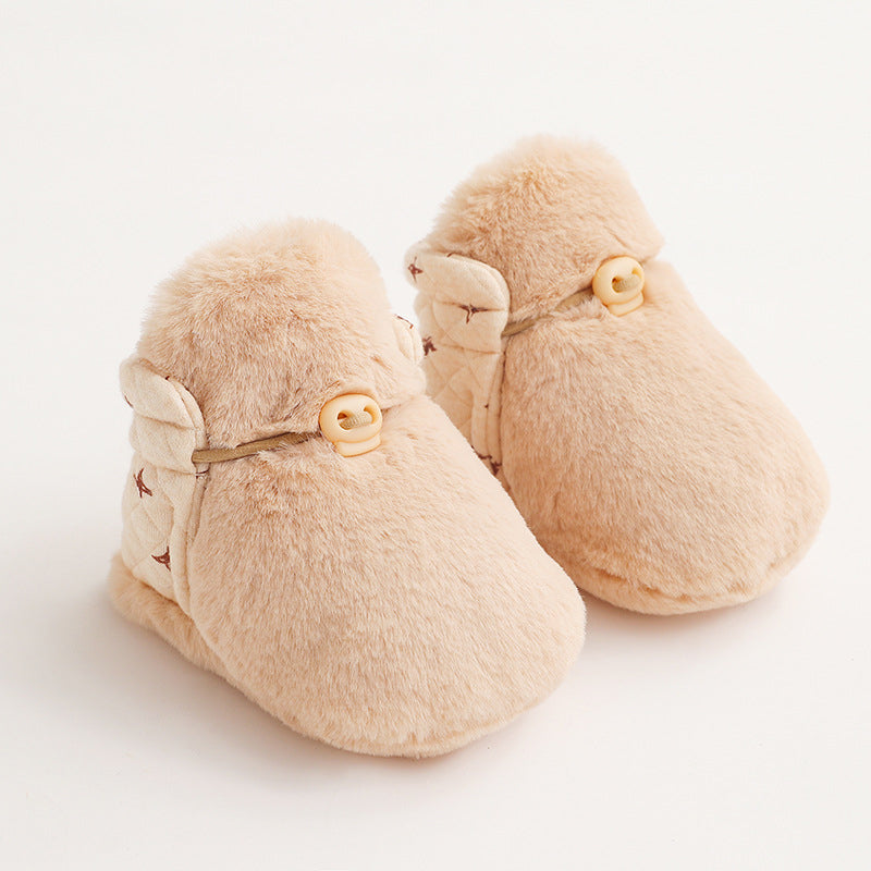 👼The best gift for baby🎁Baby Cartoon Plush Cotton Toddler Shoes