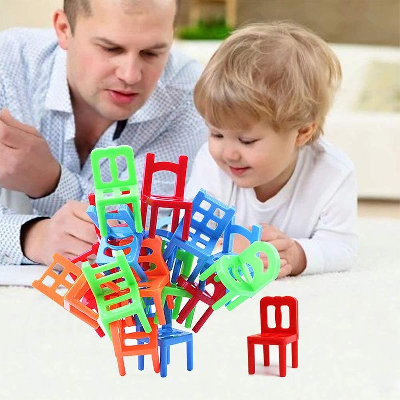 🔥Christmas Hot Sale-Chairs Stacking Tower Balancing Game