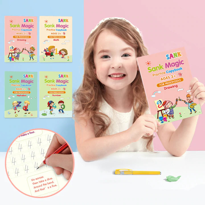 REUSABLE MAGIC HANDWRITING PRACTICE COPYBOOK