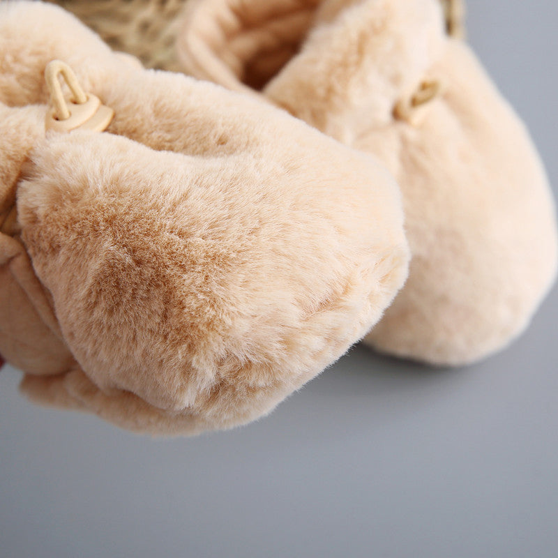 👼The best gift for baby🎁Baby Cartoon Plush Cotton Toddler Shoes