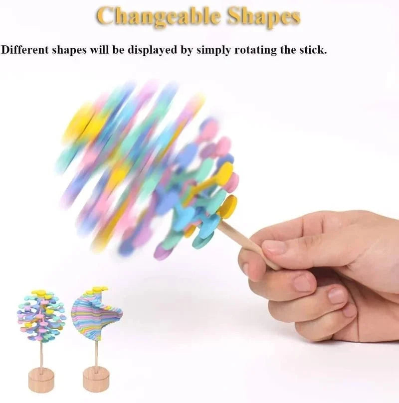 🎄Early Christmas Sale🎄Wooden Lollipop Stress Relief Toy