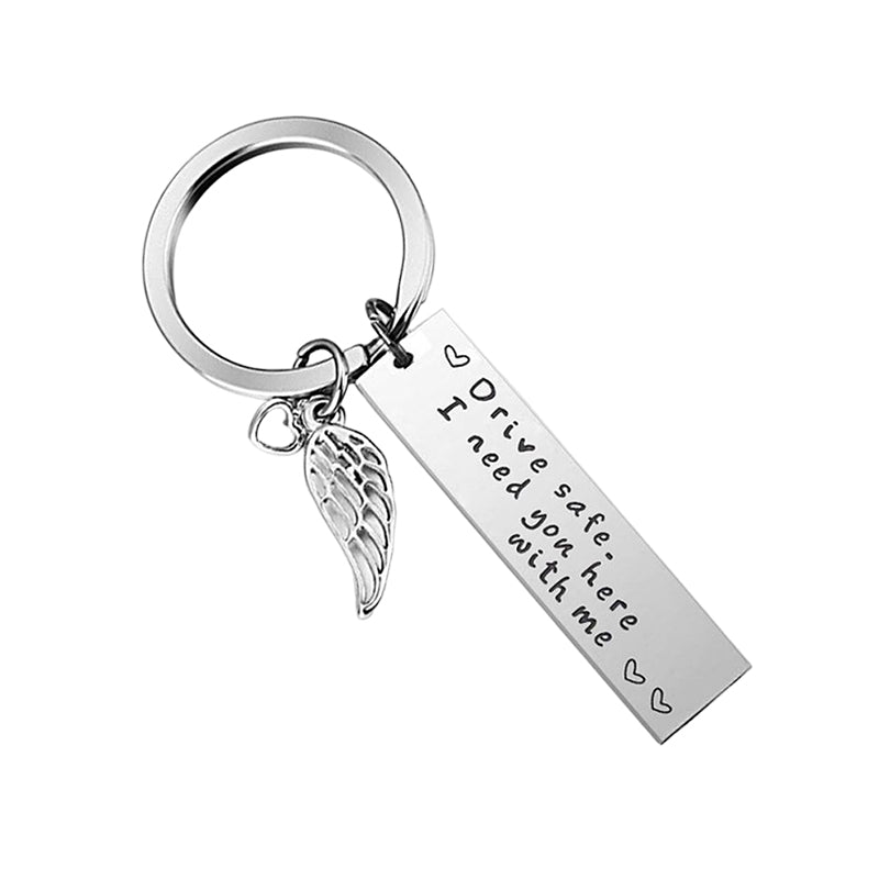 Angel Wings Key Tag