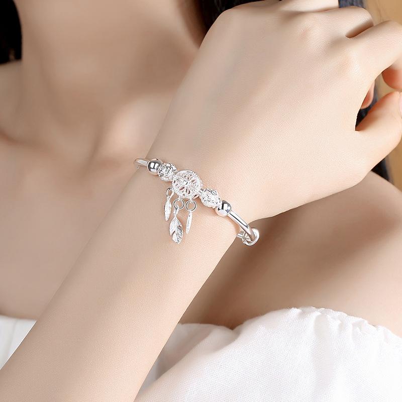 💕Dreamcatcher Feather Charm Bracelet