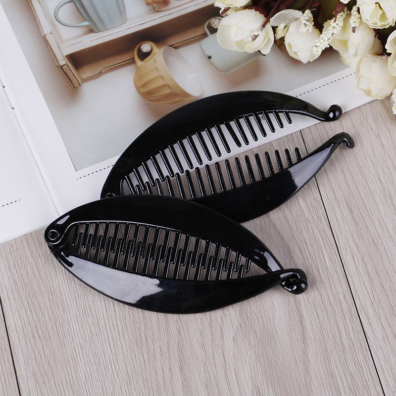 New Design Acetate Banana Pattern Hair Grips