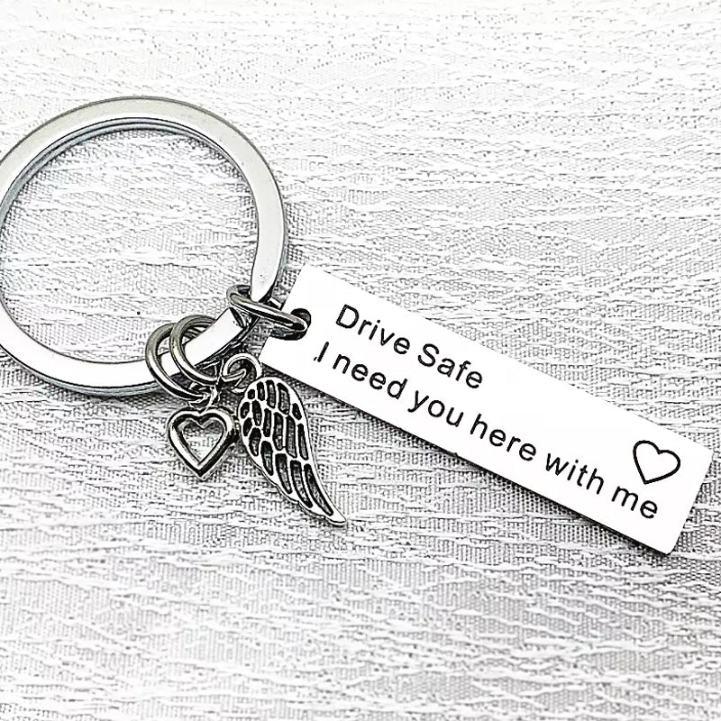 Angel Wings Key Tag