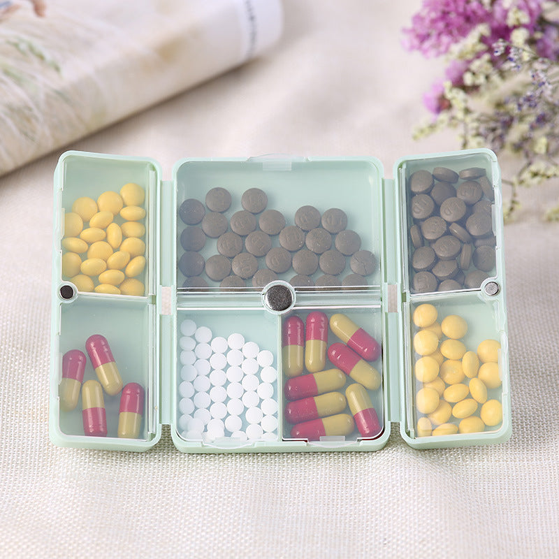 🎁7 Compartments Portable Pill Case