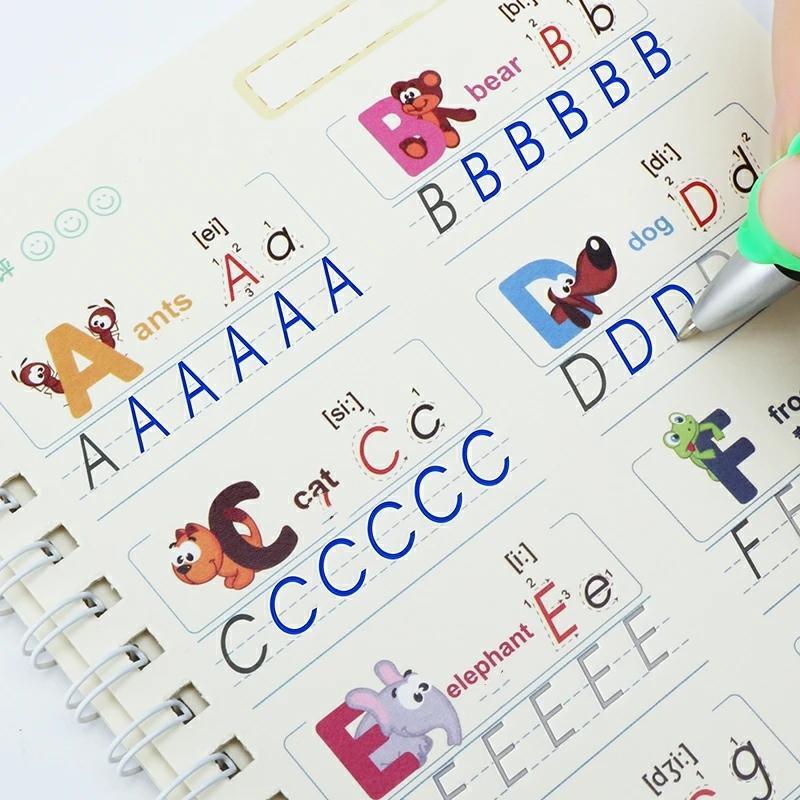 REUSABLE MAGIC HANDWRITING PRACTICE COPYBOOK