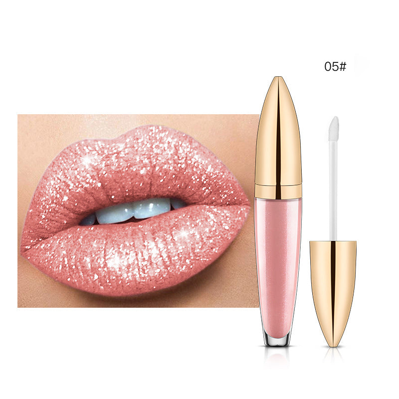(🎄Christmas sale -50% OFF) Diamond Lip Gloss Matte To Glitter Liquid Lipstick Waterproof