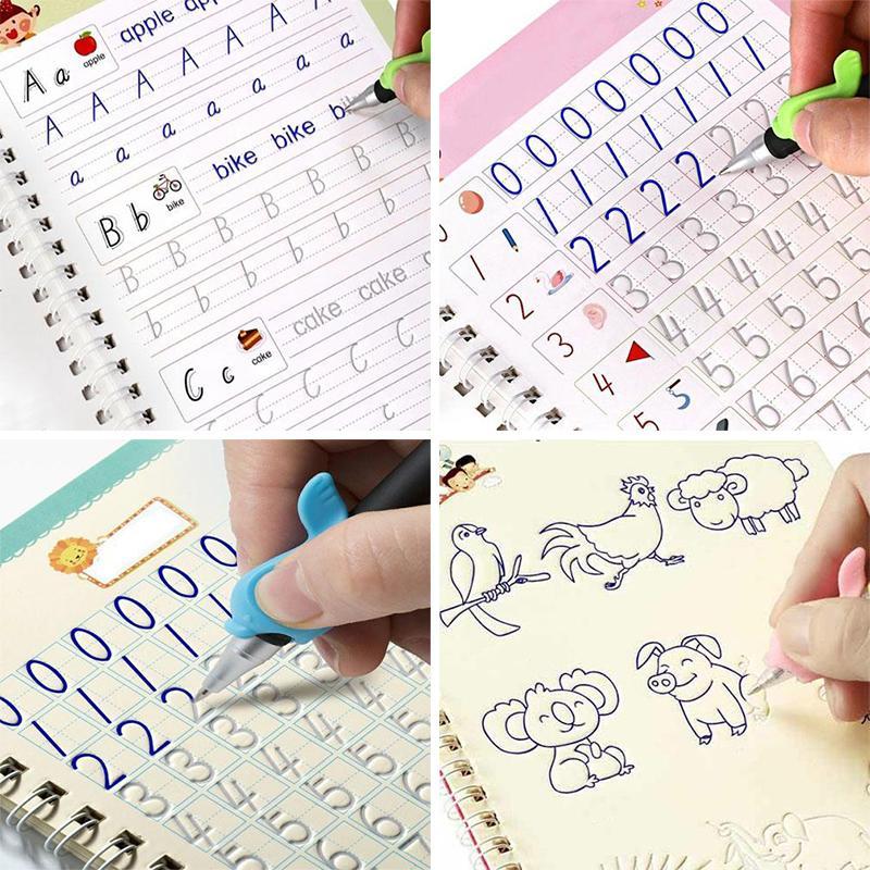 REUSABLE MAGIC HANDWRITING PRACTICE COPYBOOK