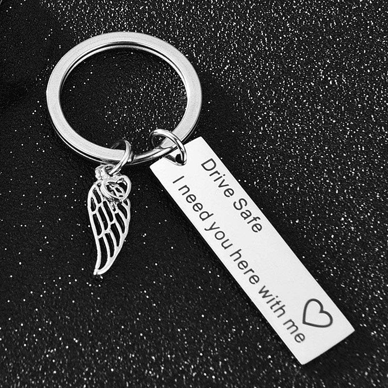 Angel Wings Key Tag