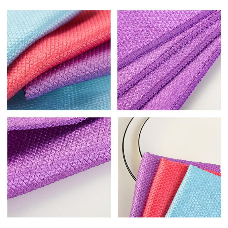 ✨Fish Scale Microfiber Polishing Cleaning Cloth 5 Pcs