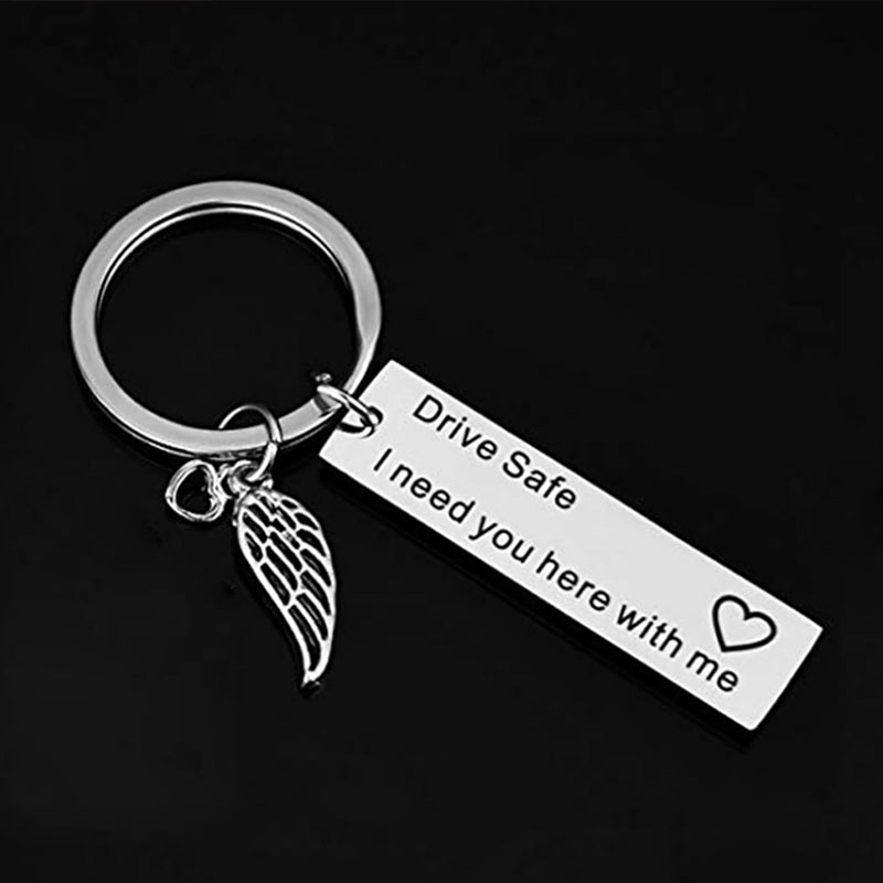 Angel Wings Key Tag