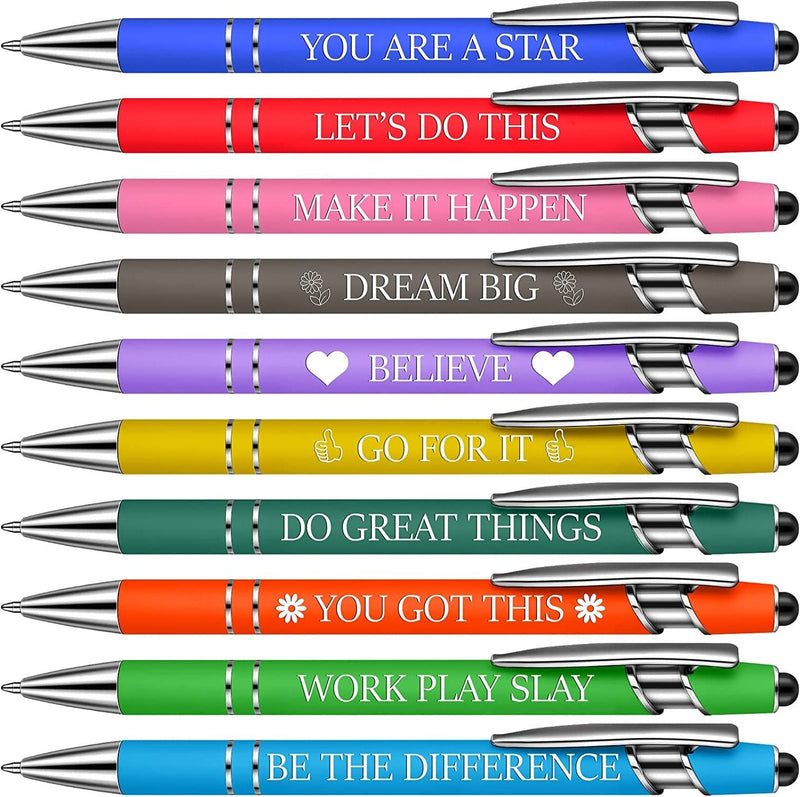 10 pcs Funny Office Pens(Black Ink)
