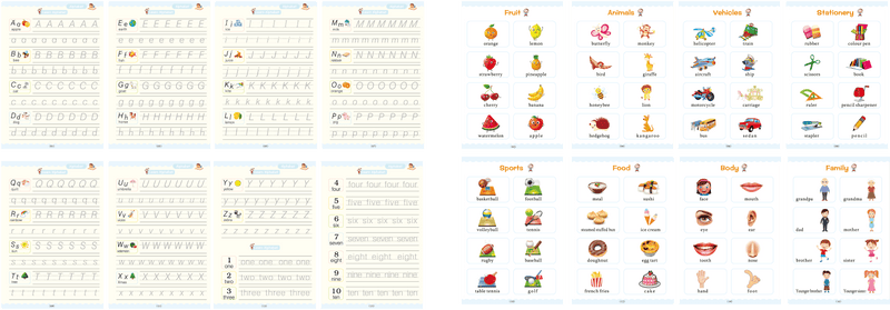REUSABLE MAGIC HANDWRITING PRACTICE COPYBOOK
