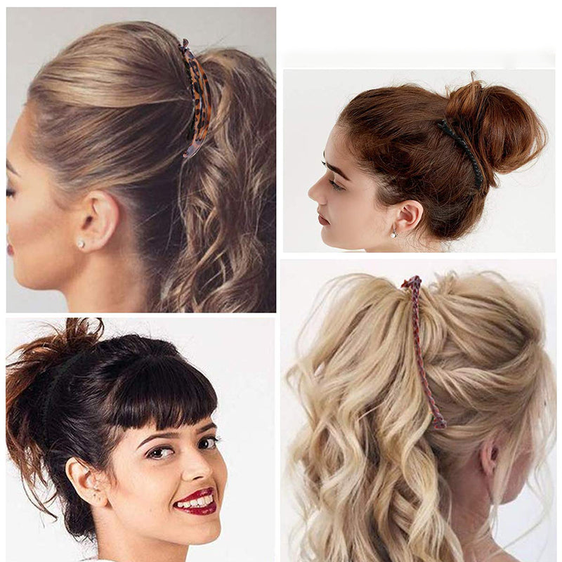 New Design Acetate Banana Pattern Hair Grips