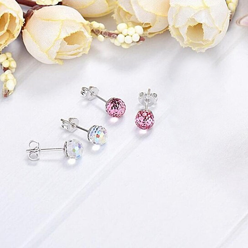 Crystal Ball Earrings
