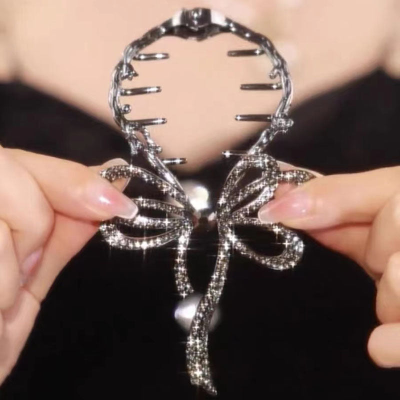 🎅Bow Light Luxury Premium Feeling Hairpin🎀