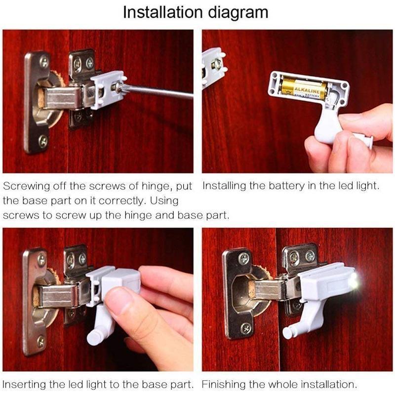 Smart Touch Sensor Cabinet LED Light (10 PCS)
