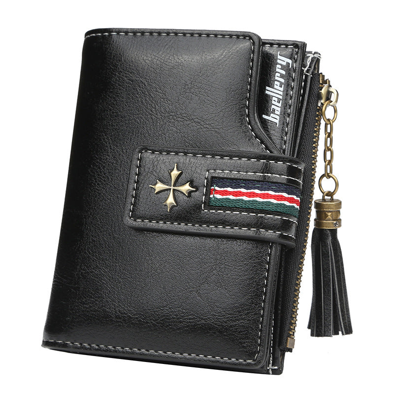 Tassel Zip Women's Crop Wallet