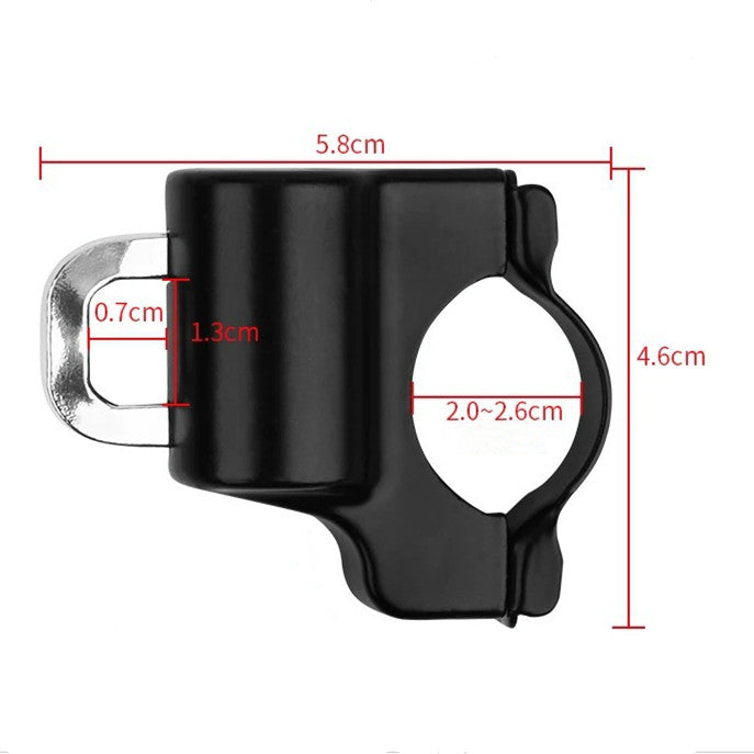 Multifunctional motorcycle helmet security lock