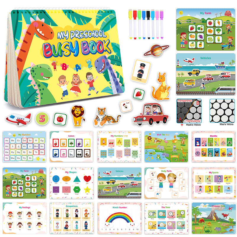 Montessori Busy Book for Toddlers