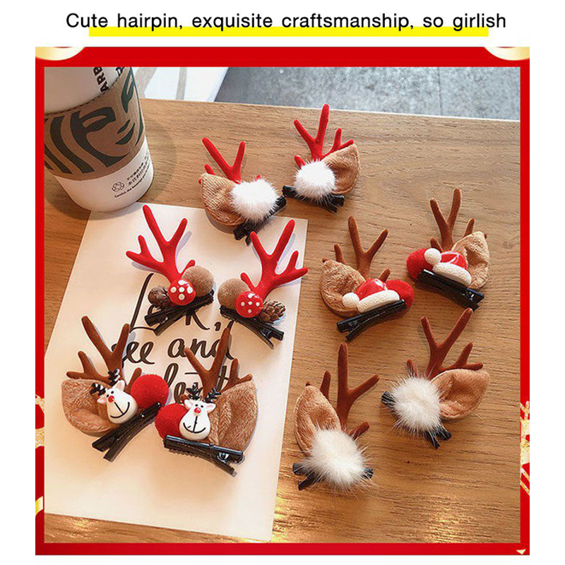 🎅Reindeer Antlers Xmas Hair Clip