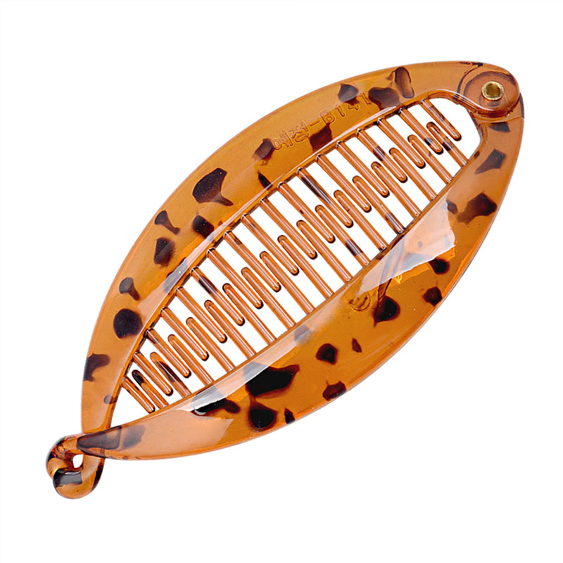 New Design Acetate Banana Pattern Hair Grips
